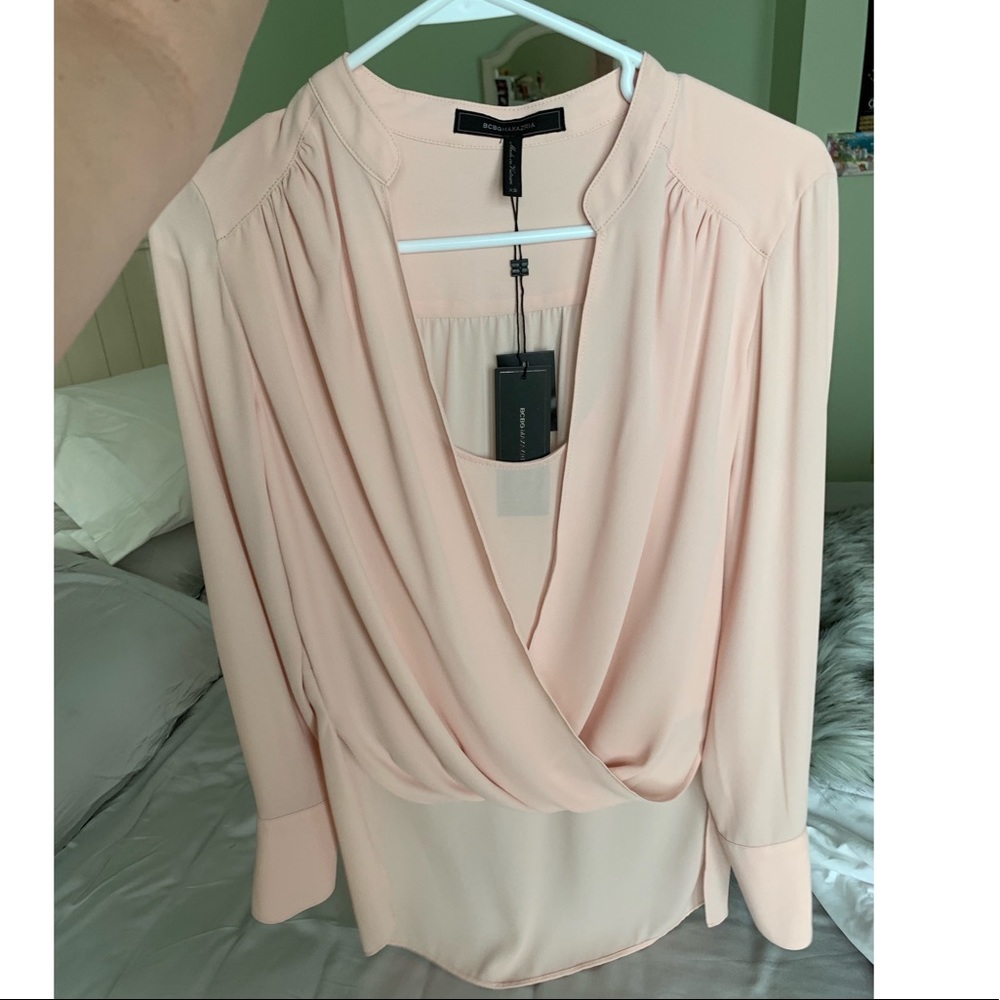 BCBGMAXAZRIA xs blouse jacklyn blouse BRAND NEW